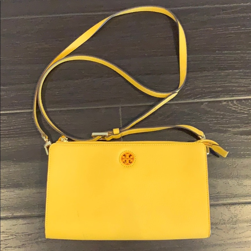 Tory Burch yellow crossbody